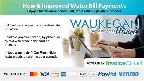 water bill waukegan|village of waukegan.